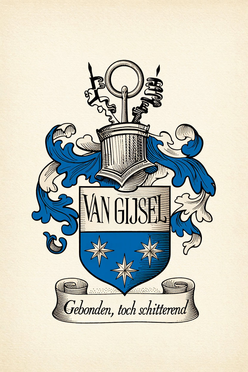 Familiewapen van de achternaam VAN GIJSEL