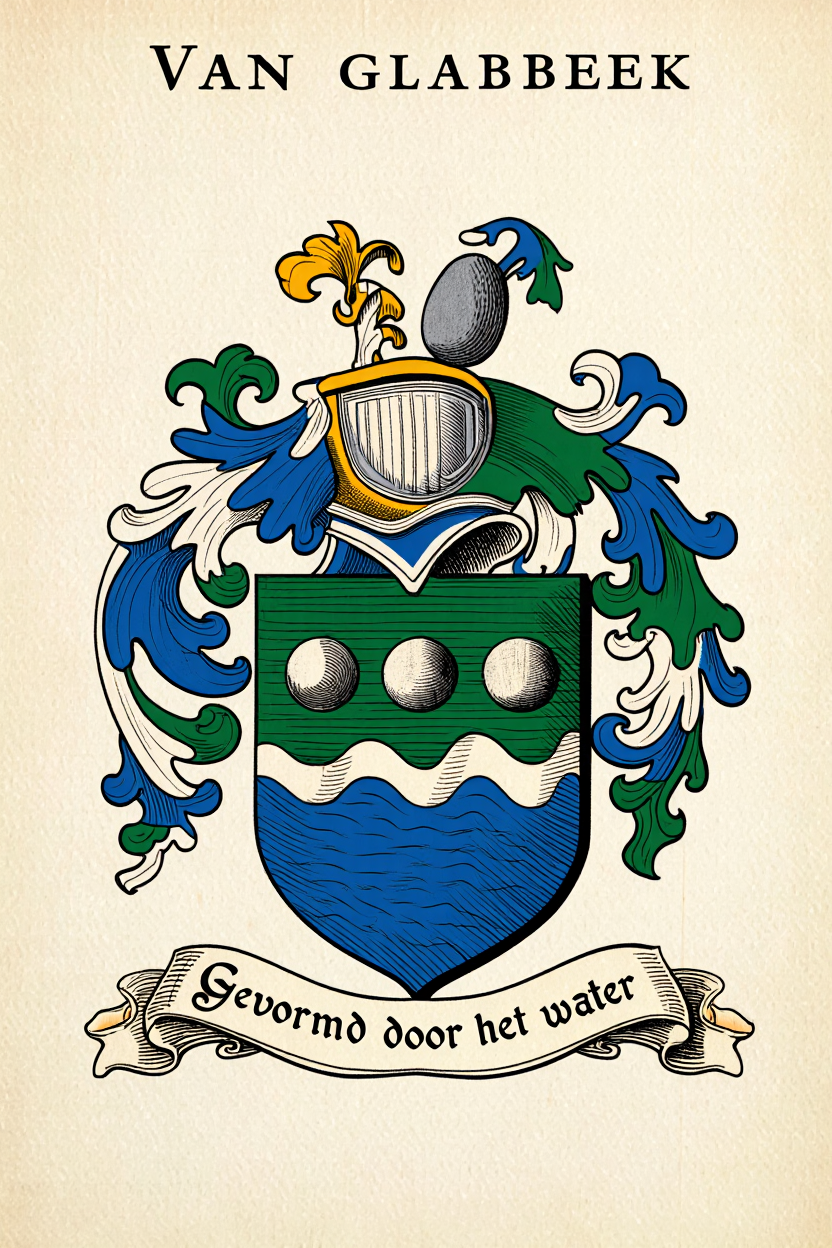 Familiewapen van de achternaam VAN GLABBEEK