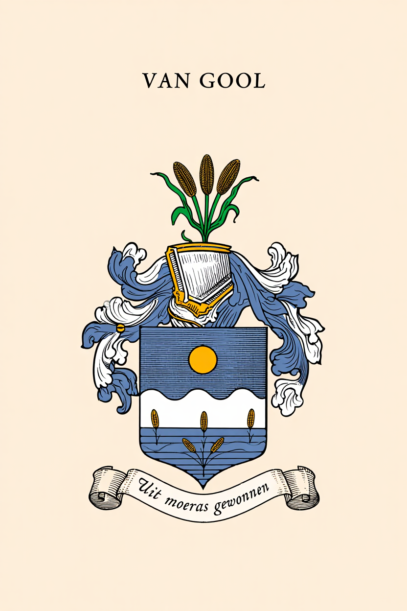 Familiewapen van de achternaam VAN GOOL