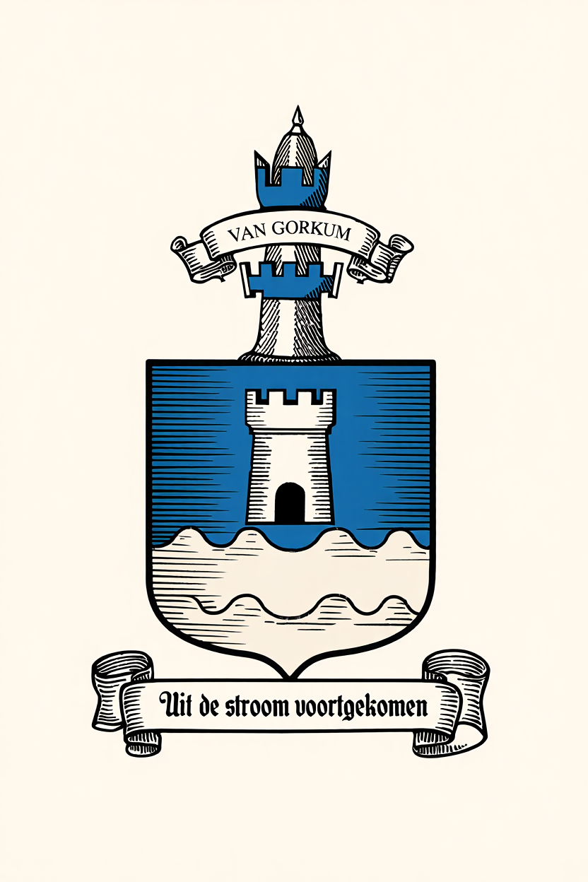 Familiewapen van de achternaam VAN GORKUM