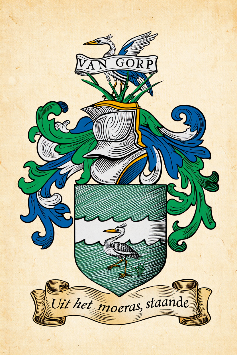 Familiewapen van de achternaam VAN GORP