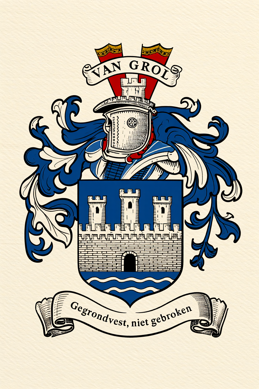 Familiewapen van de achternaam VAN GROL
