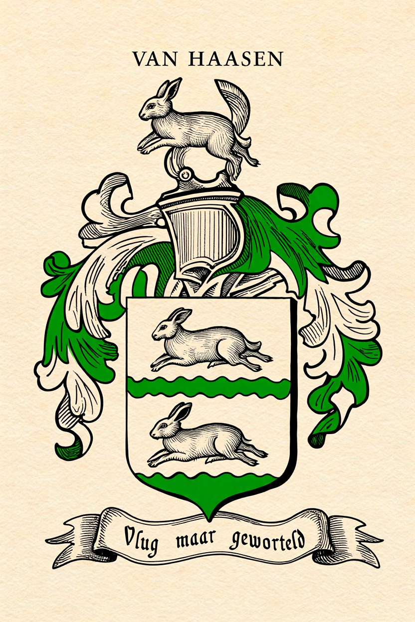 Familiewapen van de achternaam VAN HAASEN