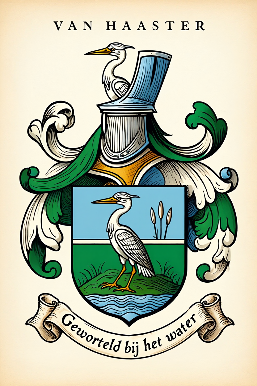 Familiewapen van de achternaam VAN HAASTER