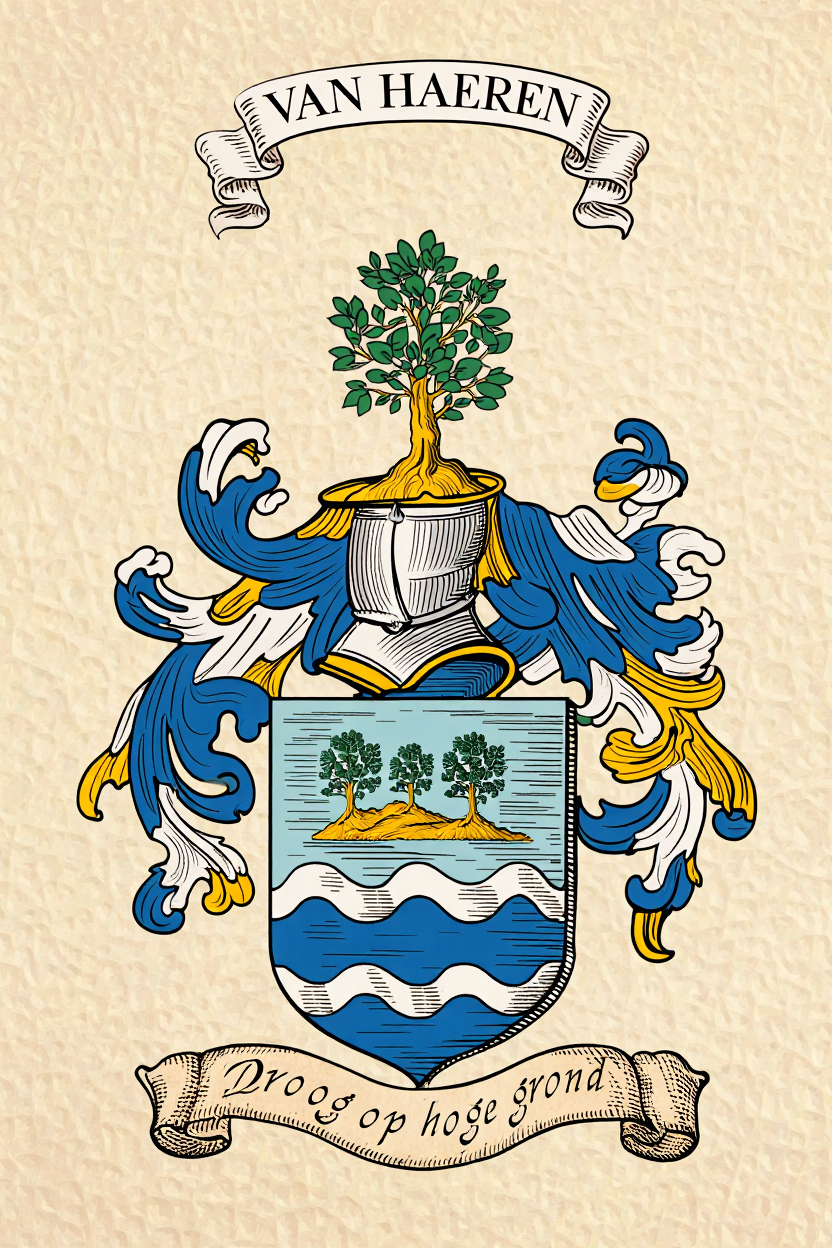 Familiewapen van de achternaam VAN HAEREN