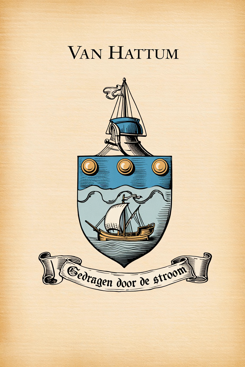 Familiewapen van de achternaam VAN HATTUM