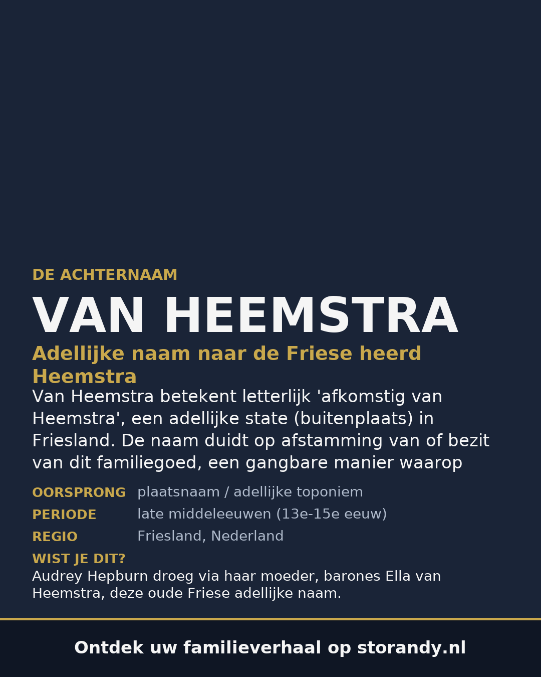 Familiewapen van de achternaam VAN HEEMSTRA