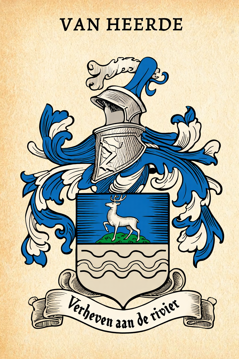 Familiewapen van de achternaam VAN HEERDE