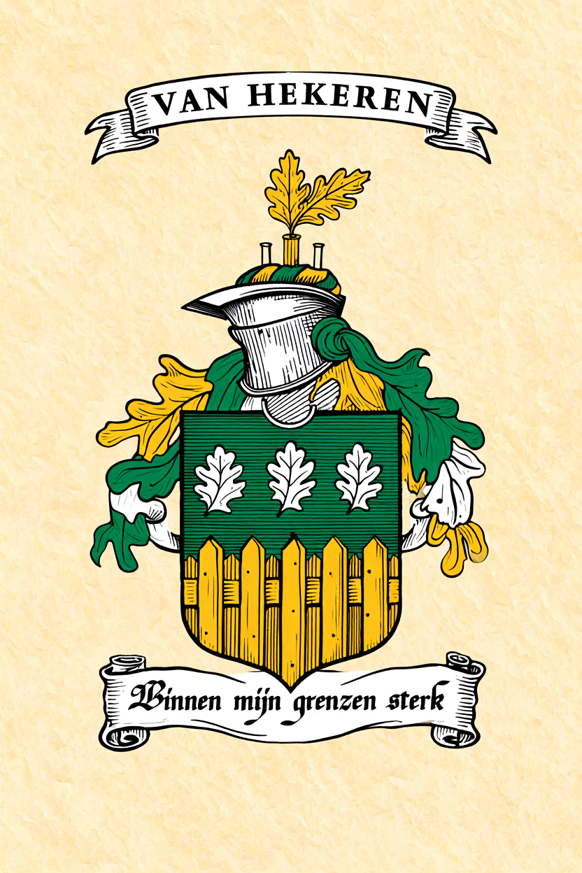 Familiewapen van de achternaam VAN HEKEREN