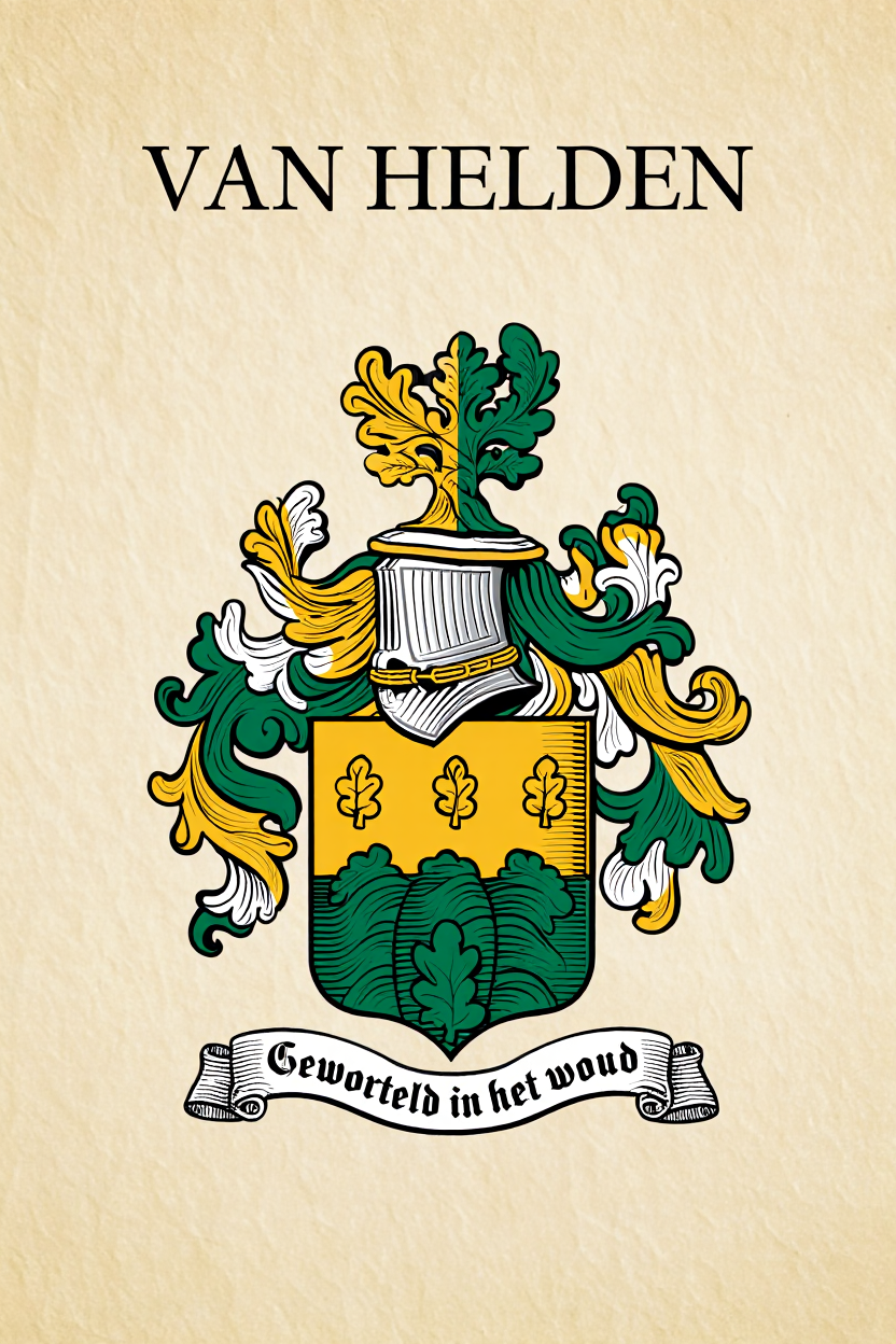 Familiewapen van de achternaam VAN HELDEN