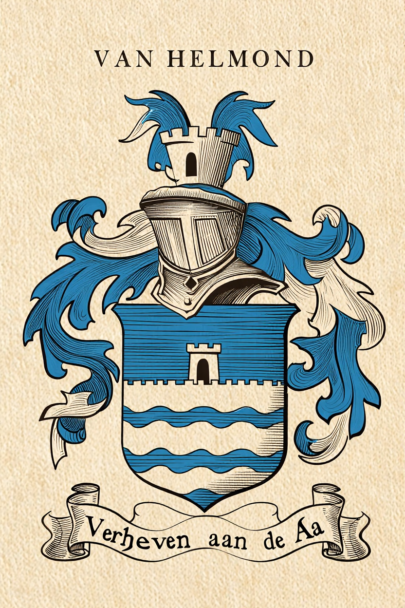 Familiewapen van de achternaam VAN HELMOND