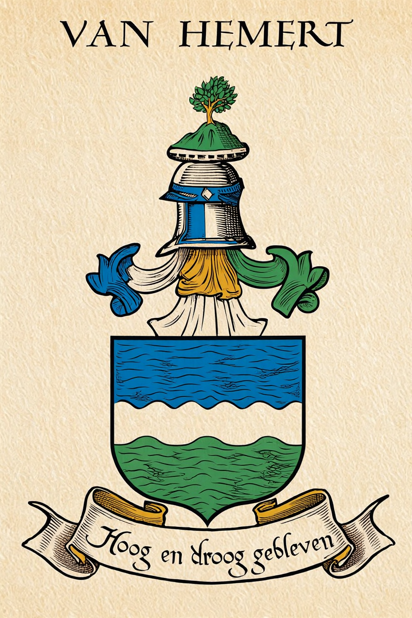 Familiewapen van de achternaam VAN HEMERT