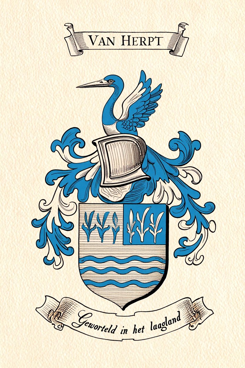 Familiewapen van de achternaam VAN HERPT