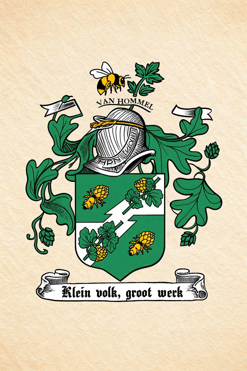 Familiewapen van de achternaam VAN HOMMEL