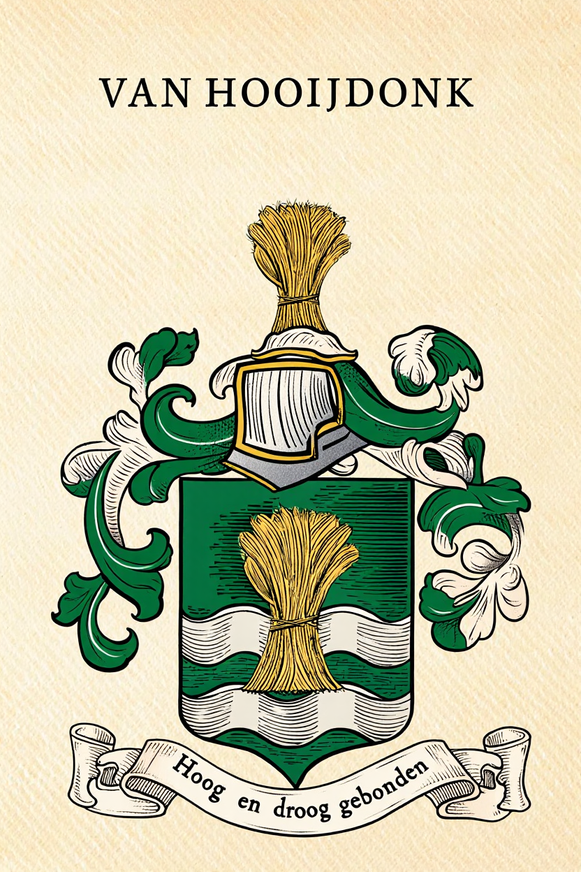 Familiewapen van de achternaam VAN HOOIJDONK