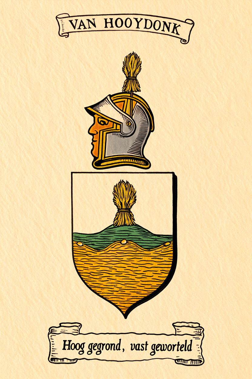 Familiewapen van de achternaam VAN HOOYDONK