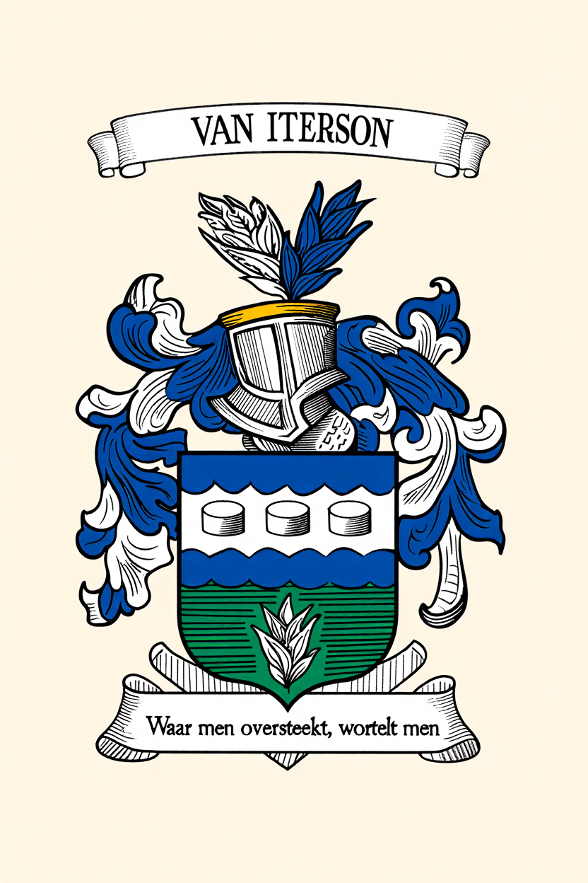 Familiewapen van de achternaam VAN ITERSON