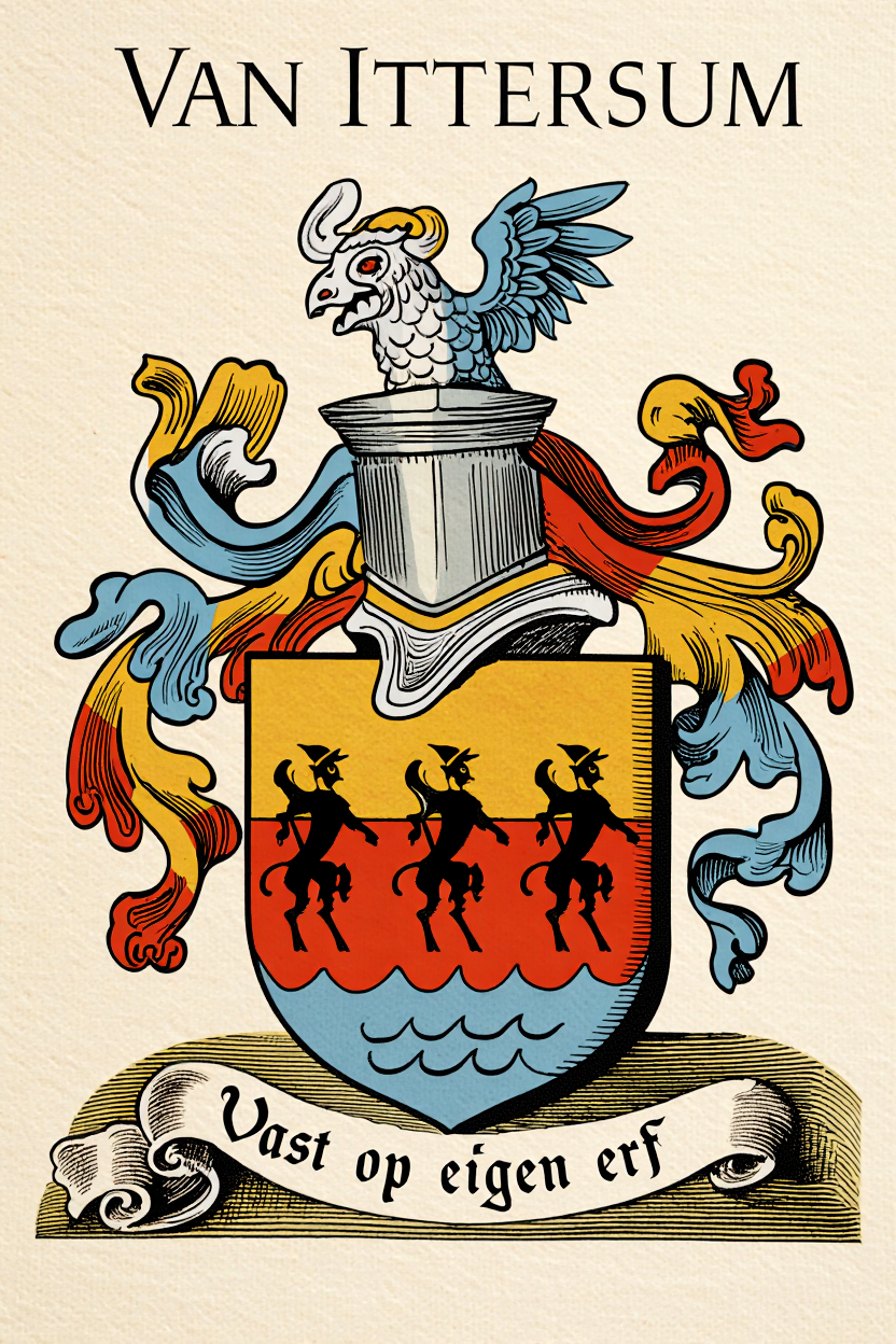 Familiewapen van de achternaam VAN ITTERSUM