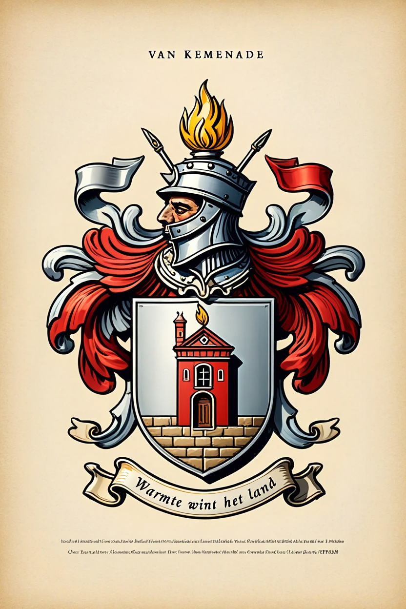 Familiewapen van de achternaam VAN KEMENADE