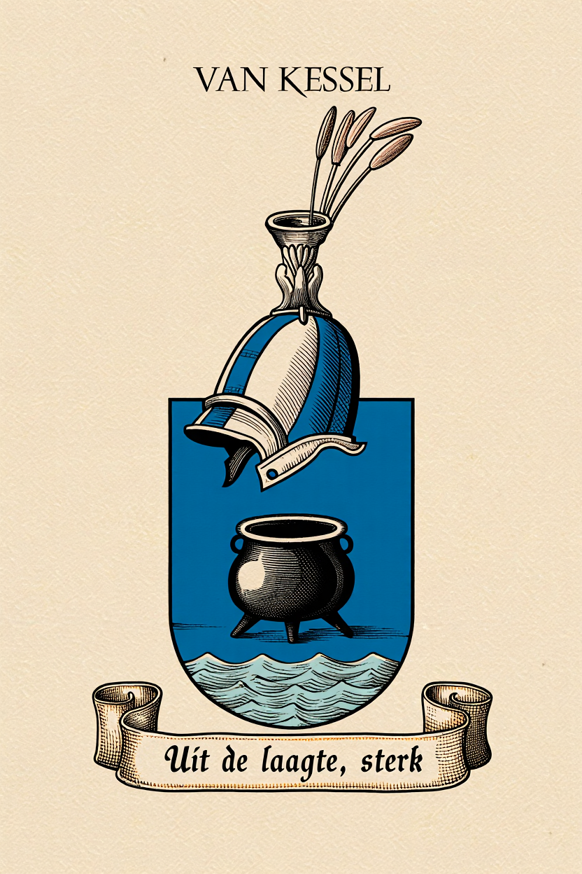 Familiewapen van de achternaam VAN KESSEL