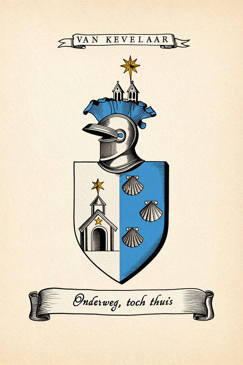 Familiewapen van de achternaam VAN KEVELAAR