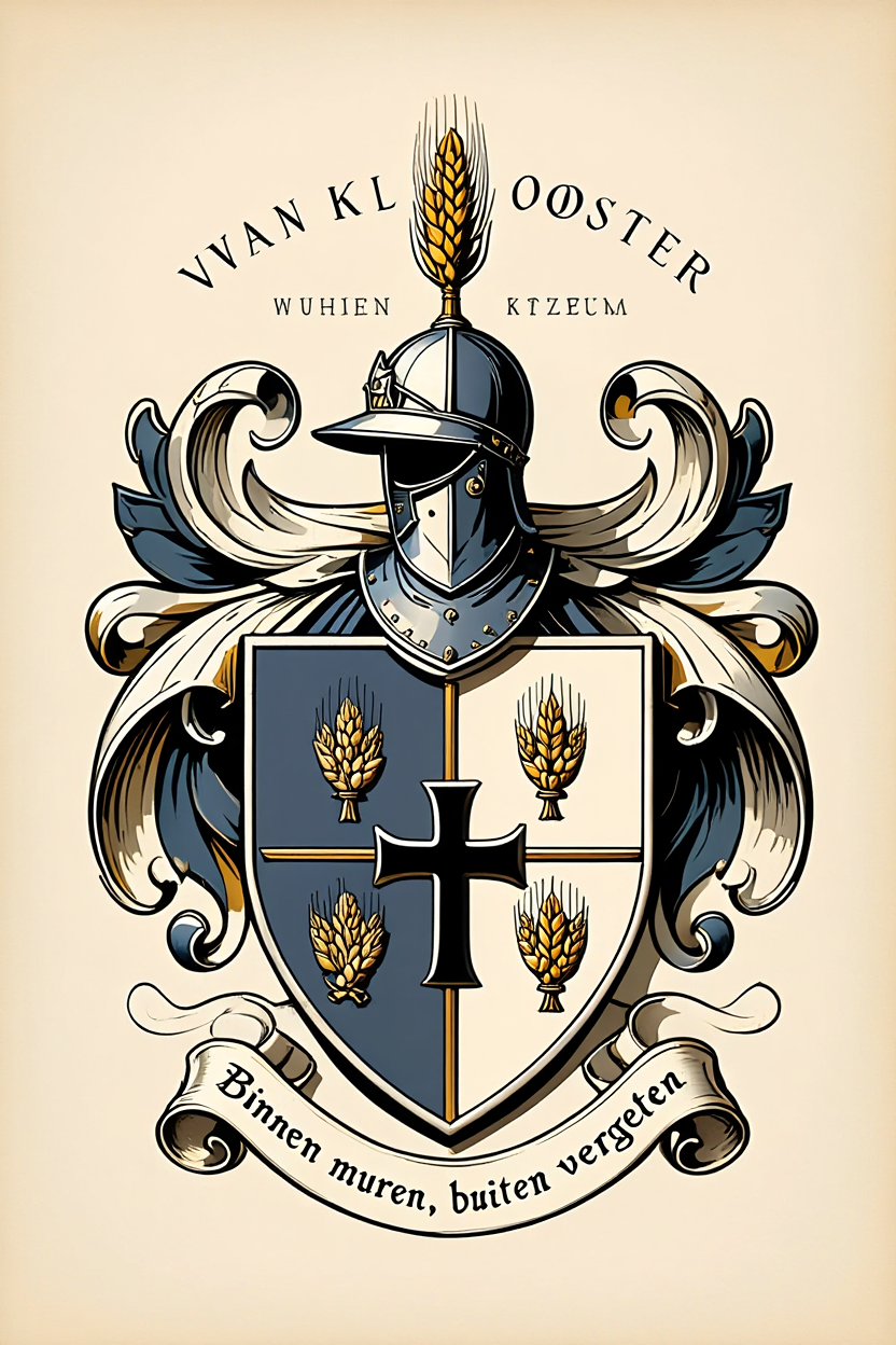 Familiewapen van de achternaam VAN KLOOSTER