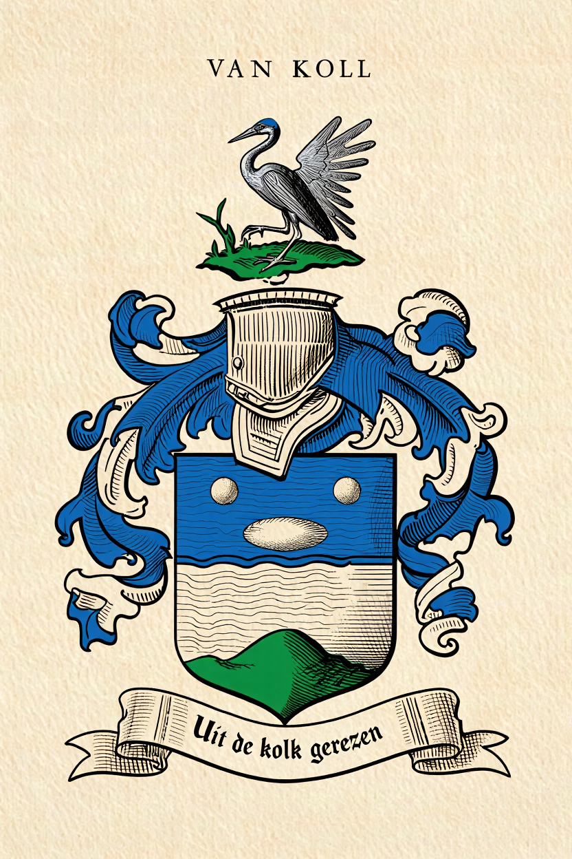 Familiewapen van de achternaam VAN KOLL