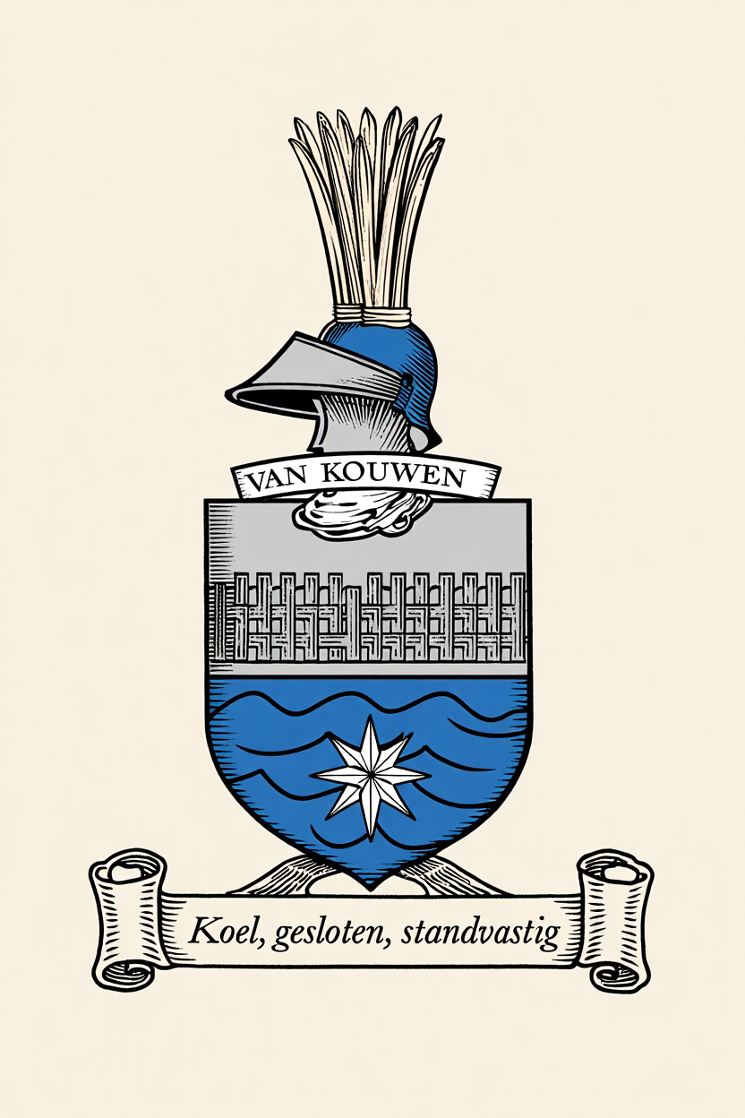 Familiewapen van de achternaam VAN KOUWEN