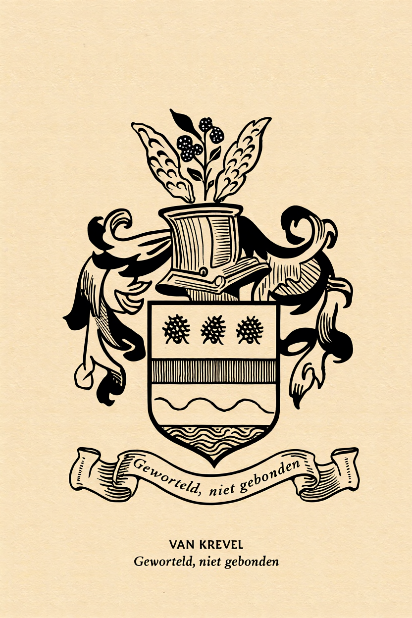 Familiewapen van de achternaam VAN KREVEL