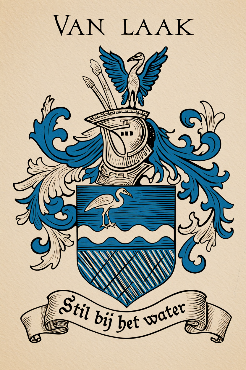 Familiewapen van de achternaam VAN LAAK
