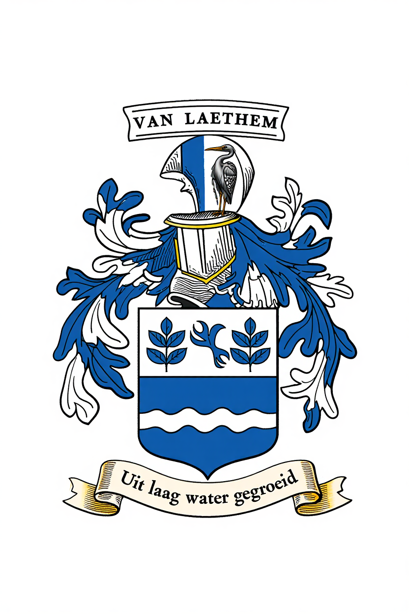 Familiewapen van de achternaam VAN LAETHEM