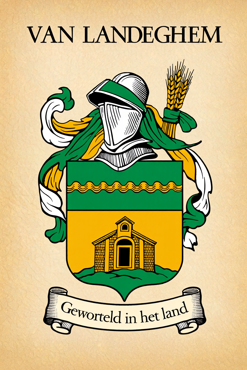 Familiewapen van de achternaam VAN LANDEGHEM
