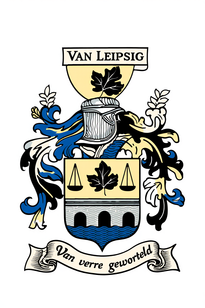 Familiewapen van de achternaam VAN LEIPSIG