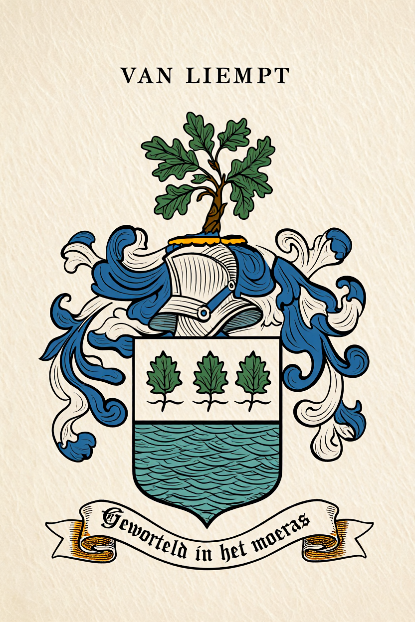 Familiewapen van de achternaam VAN LIEMPT