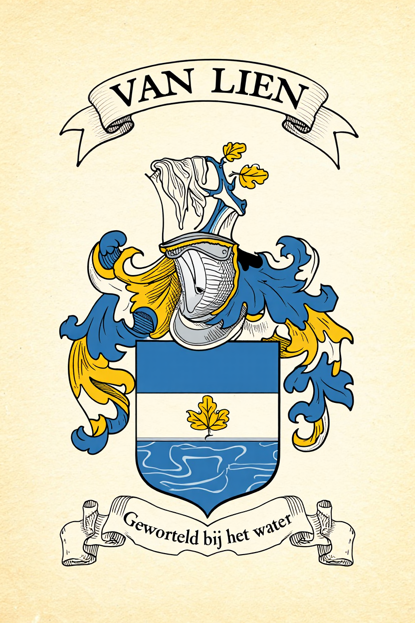 Familiewapen van de achternaam VAN LIEN