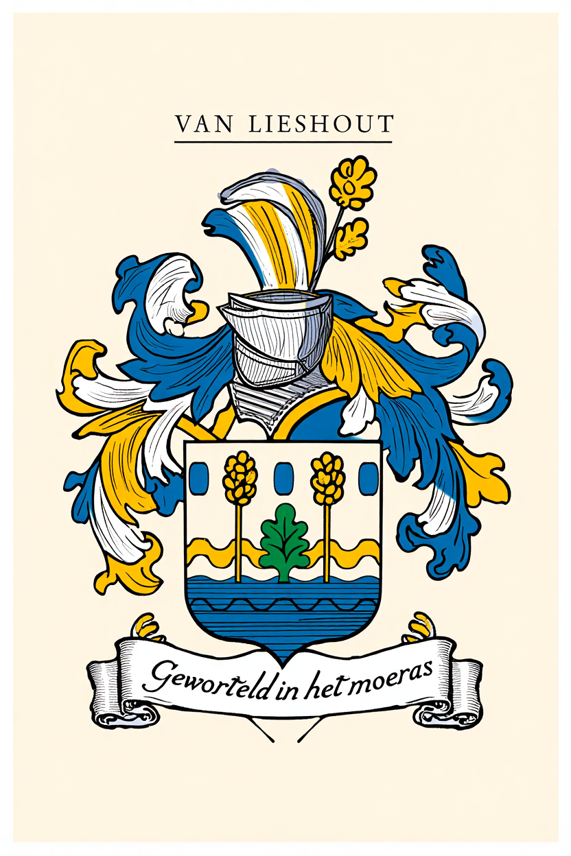 Familiewapen van de achternaam VAN LIESHOUT