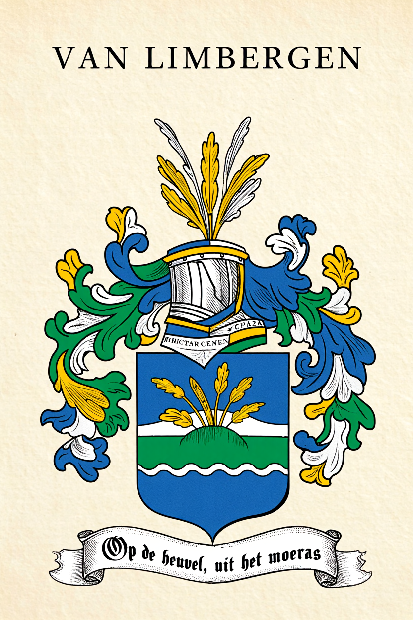 Familiewapen van de achternaam VAN LIMBERGEN