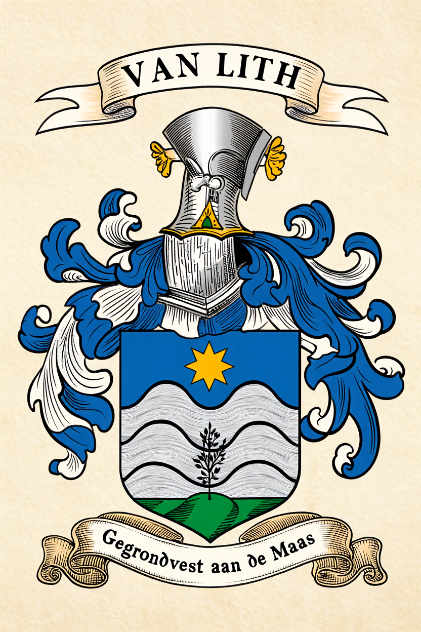 Familiewapen van de achternaam VAN LITH