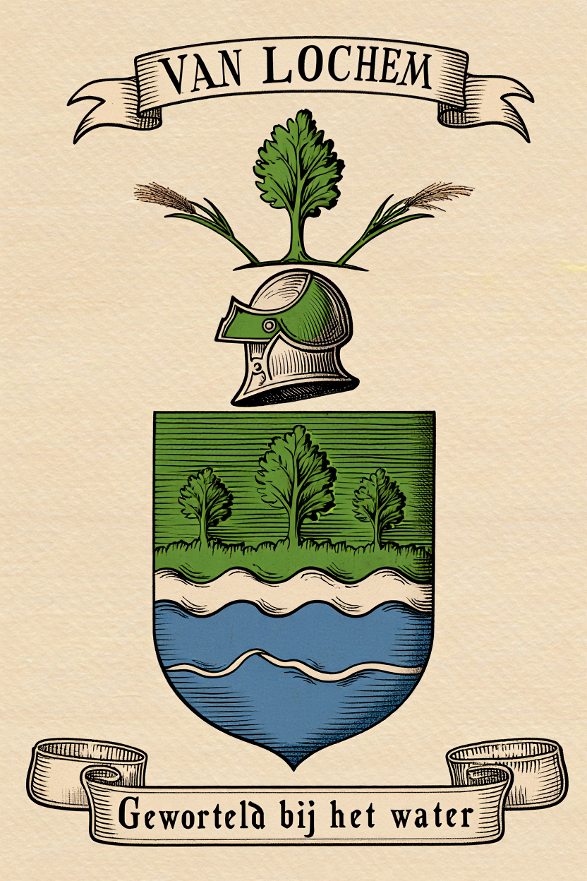 Familiewapen van de achternaam VAN LOCHEM