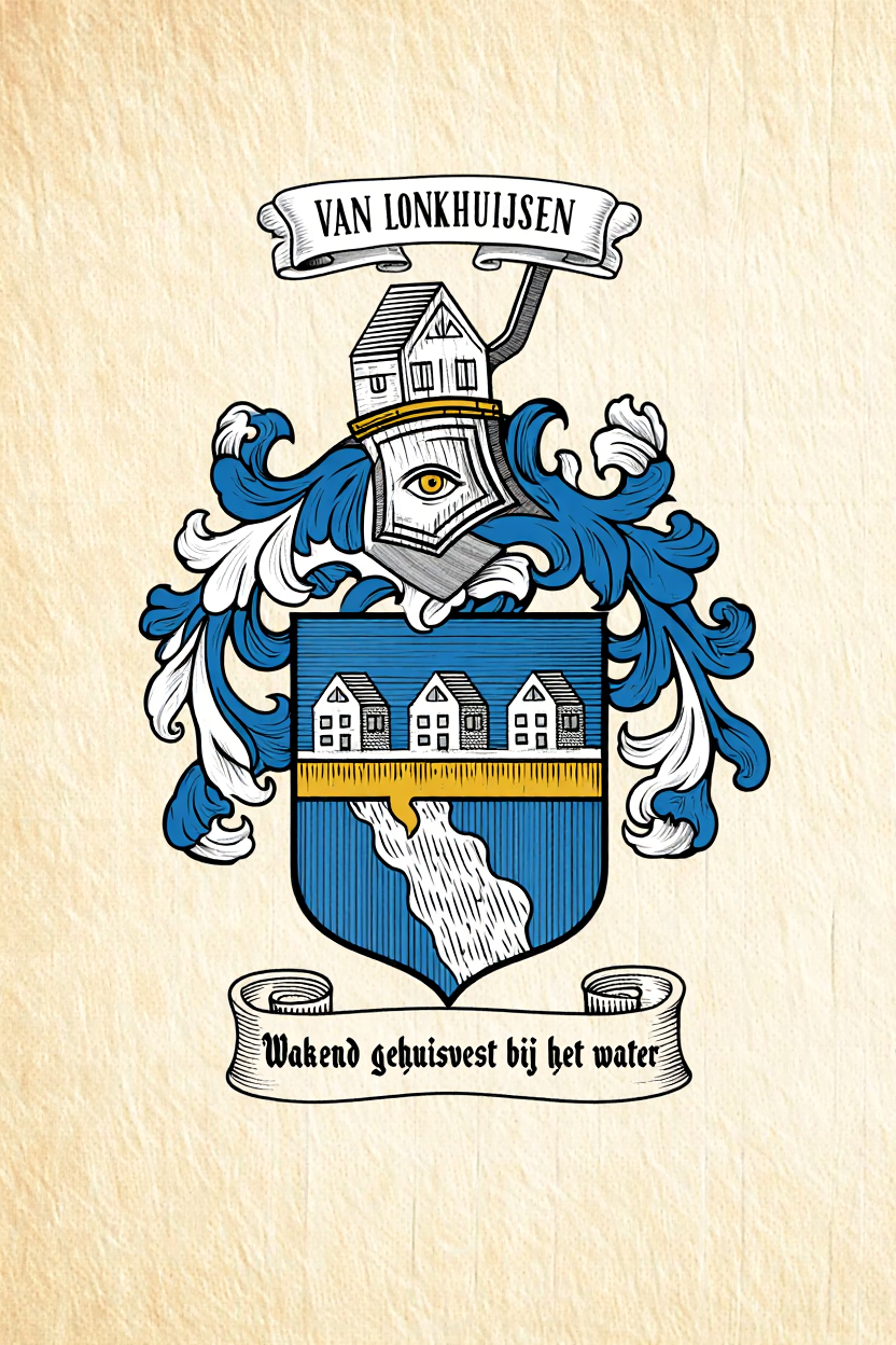 Familiewapen van de achternaam VAN LONKHUIJSEN