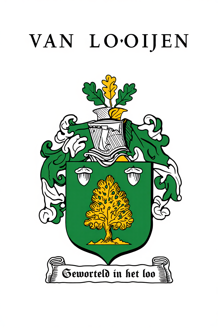 Familiewapen van de achternaam VAN LOOIJEN