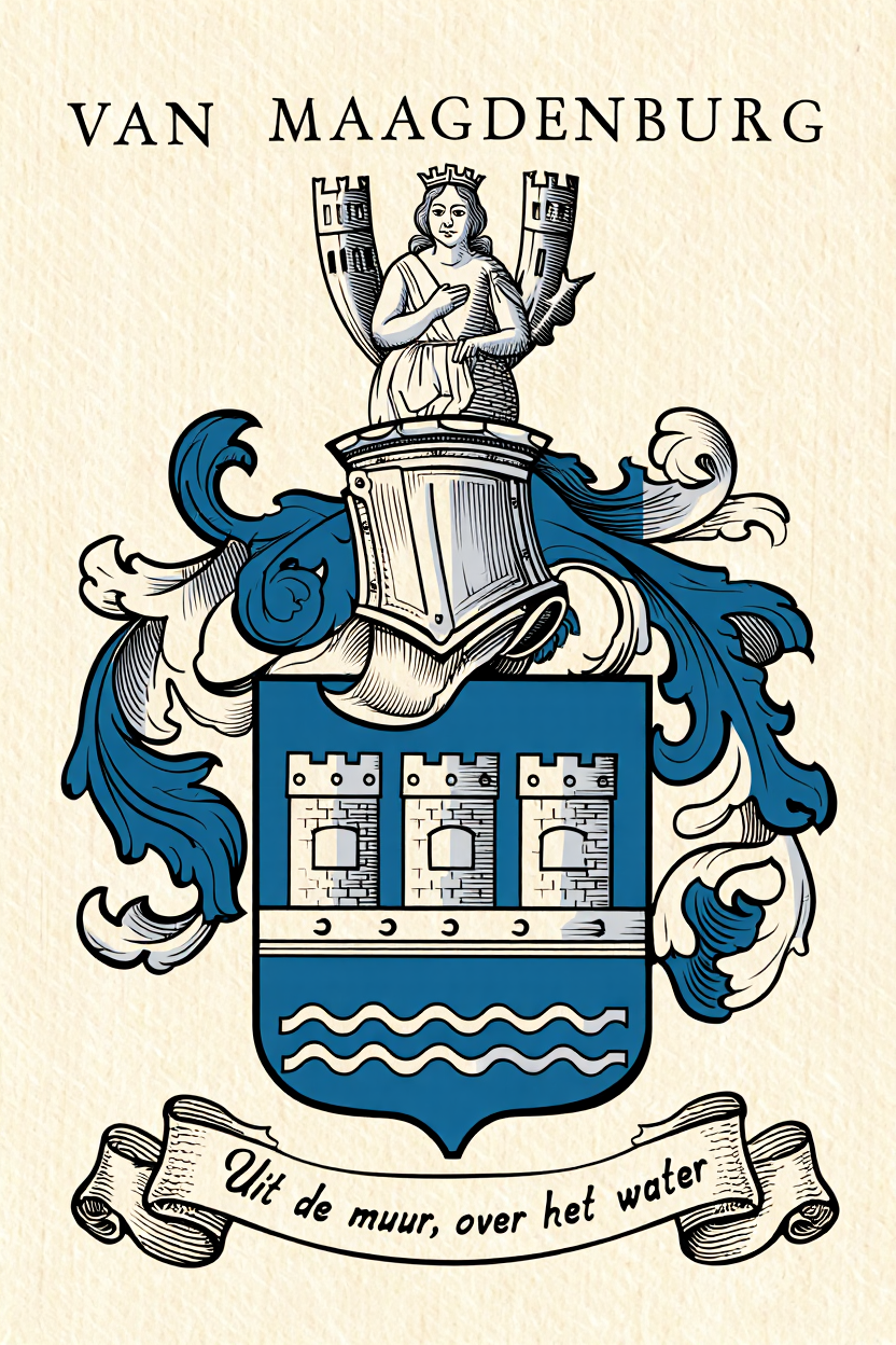 Familiewapen van de achternaam VAN MAAGDENBURG
