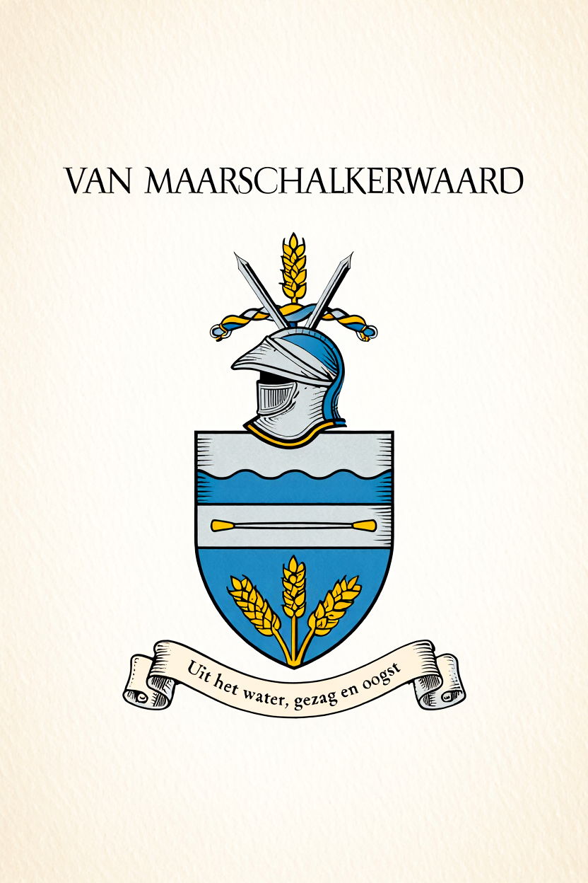 Familiewapen van de achternaam VAN MAARSCHALKERWAARD
