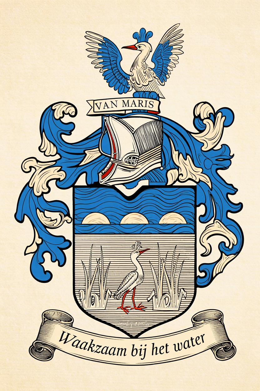 Familiewapen van de achternaam VAN MARIS
