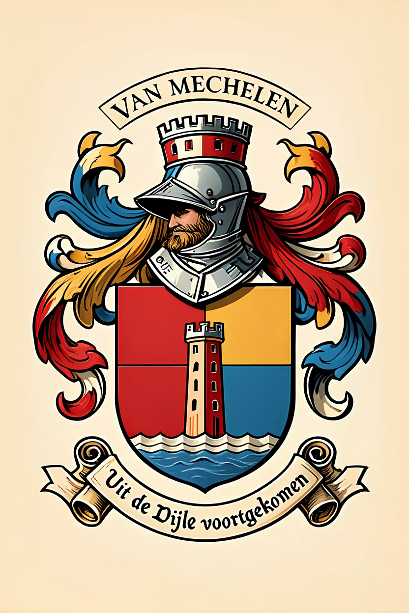 Familiewapen van de achternaam VAN MECHELEN