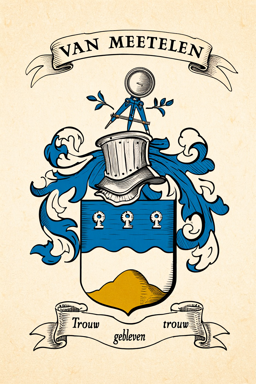 Familiewapen van de achternaam VAN MEETELEN