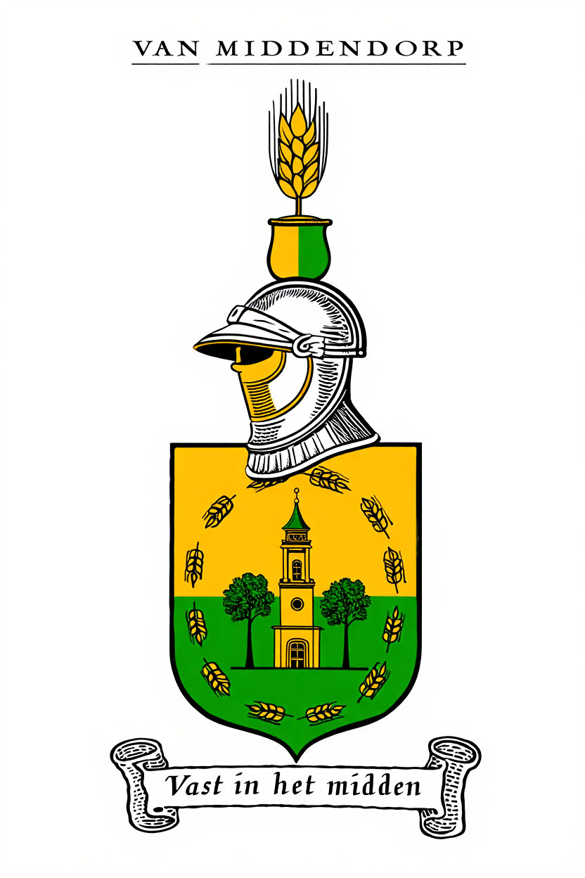 Familiewapen van de achternaam VAN MIDDENDORP