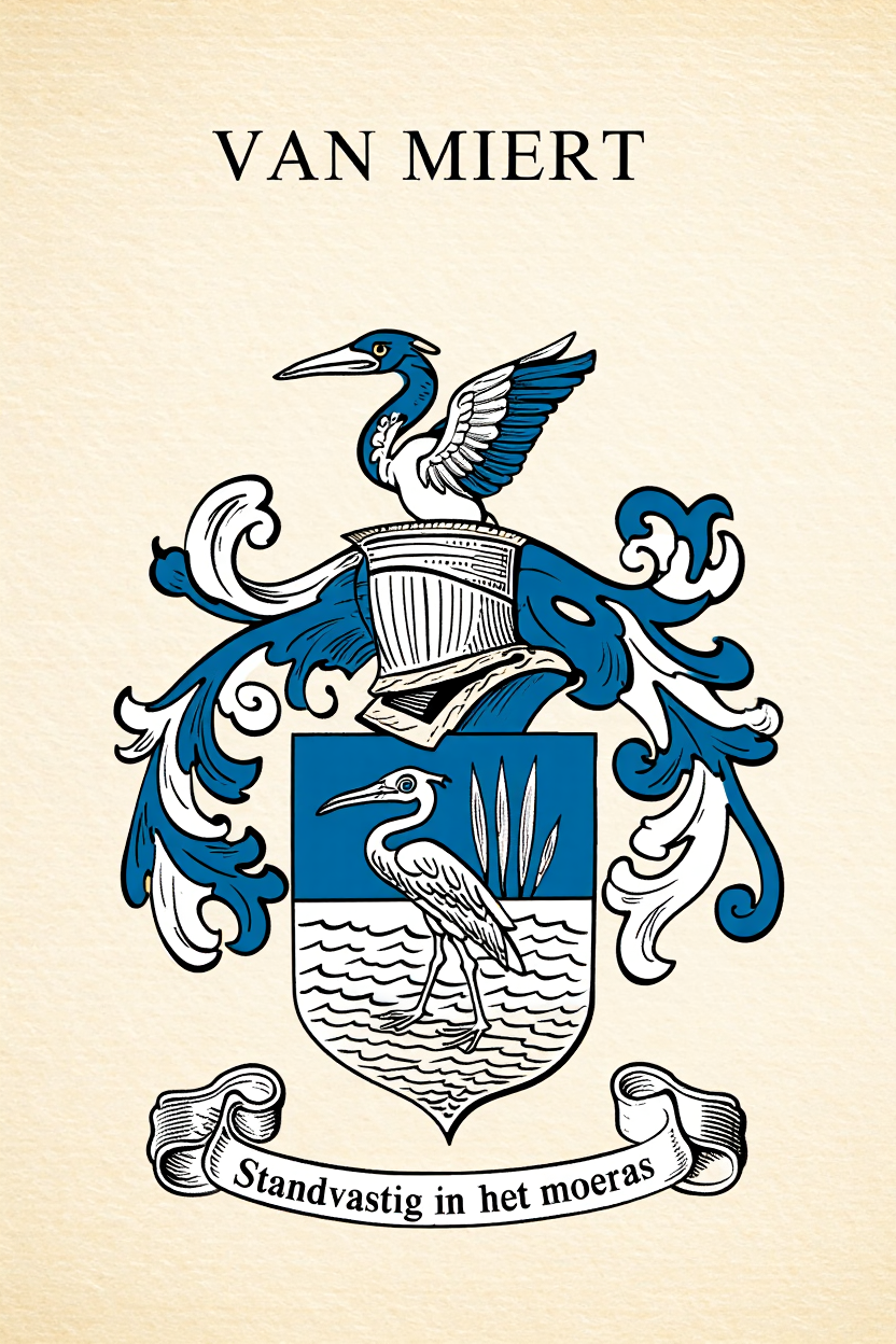 Familiewapen van de achternaam VAN MIERT