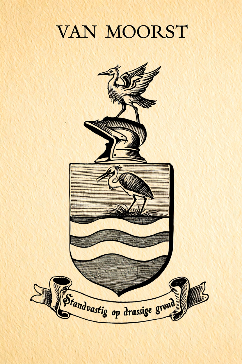Familiewapen van de achternaam VAN MOORST (vergrendeld)