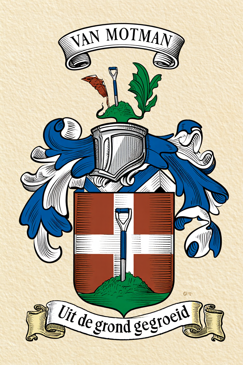 Familiewapen van de achternaam VAN MOTMAN